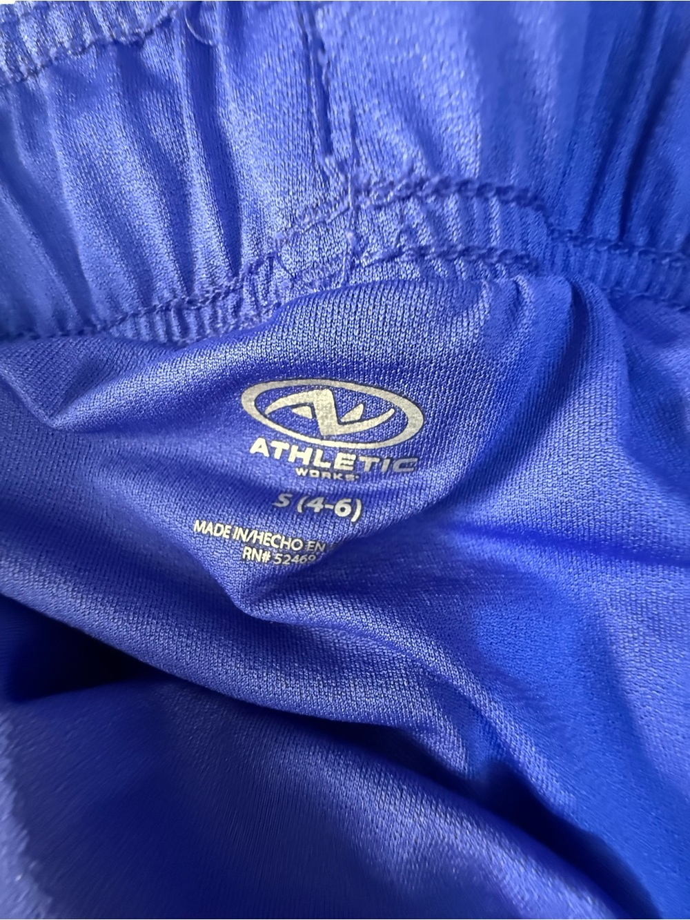 Women’s Athletic Running Shorts - Royal Blue Size Small - Picture 5 of 6